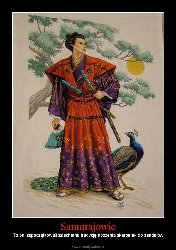 Samurajowie – To oni zapoczątkowali szlachetną tradycję noszenia skarpetek do sandałów 