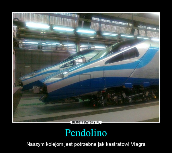 Pendolino – Naszym kolejom jest potrzebne jak kastratowi Viagra 