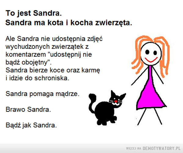 Bądź jak Sandra!