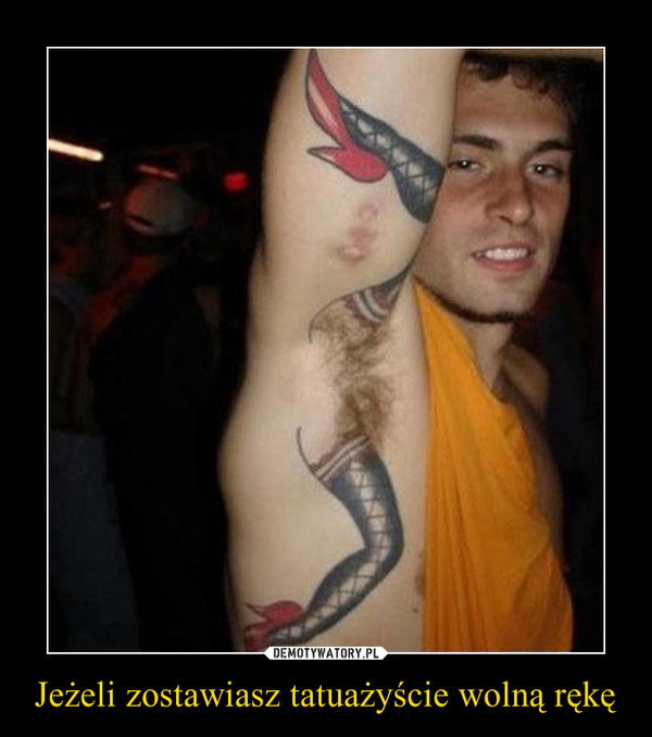 Jeżeli zostawiasz tatuażyście wolną rękę –  