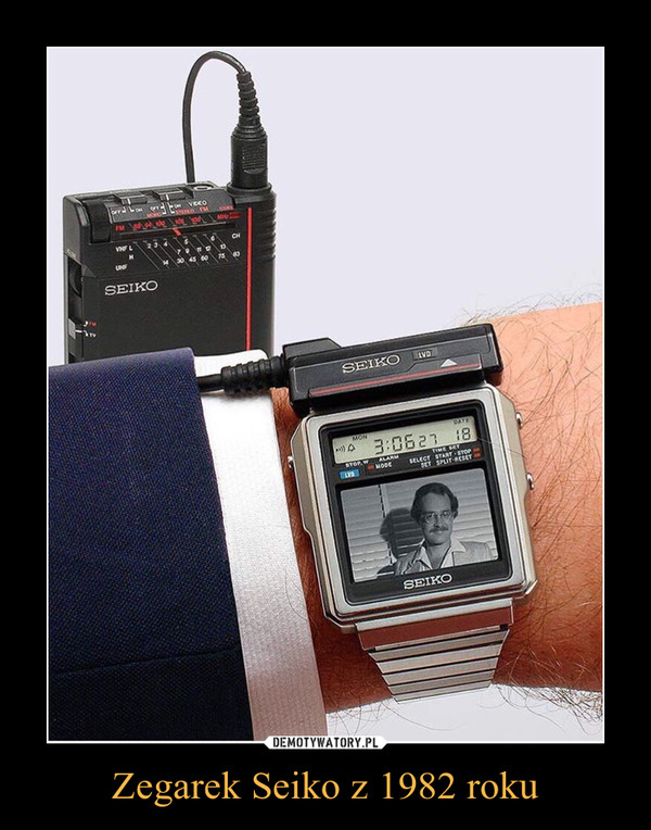 Zegarek Seiko z 1982 roku –  