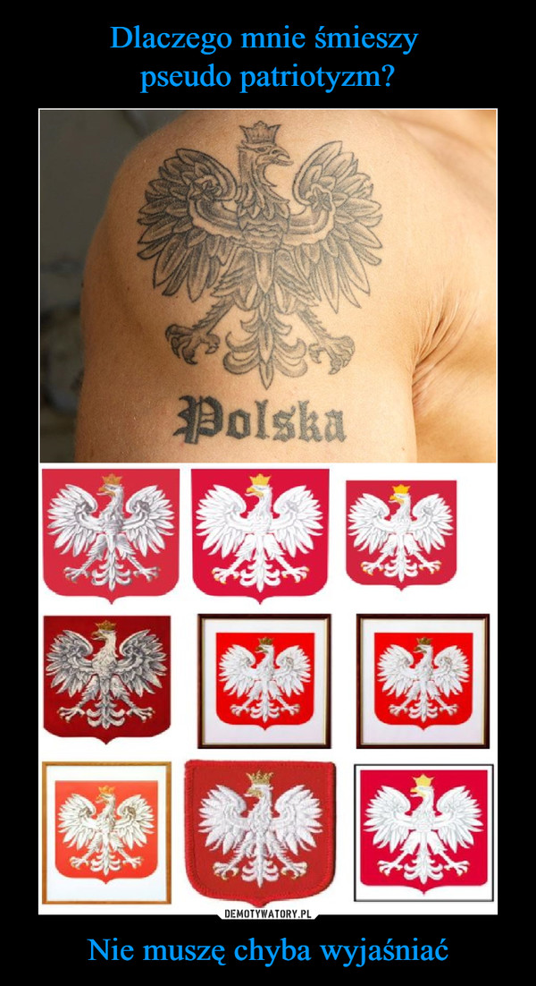 Nie muszę chyba wyjaśniać –  Polska