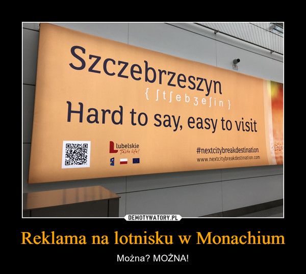 Reklama na lotnisku w Monachium – Można? MOŻNA! 