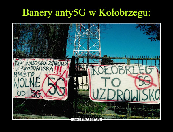 Banery anty5G w Kołobrzegu: