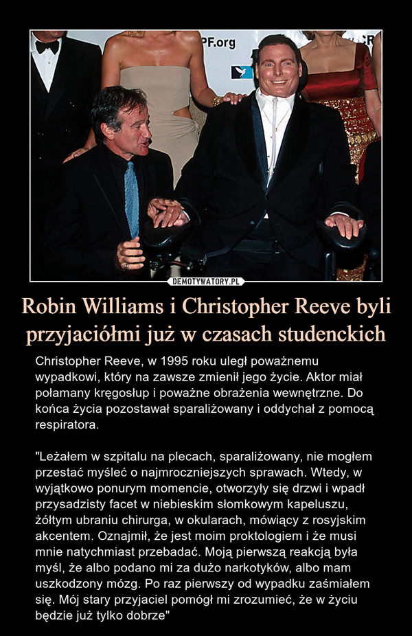 Christopher Reeve and William James Sidis