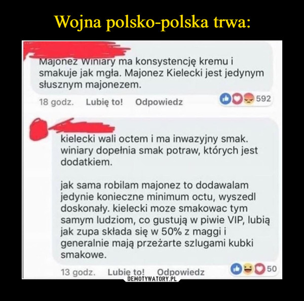 Wojna polsko-polska trwa: