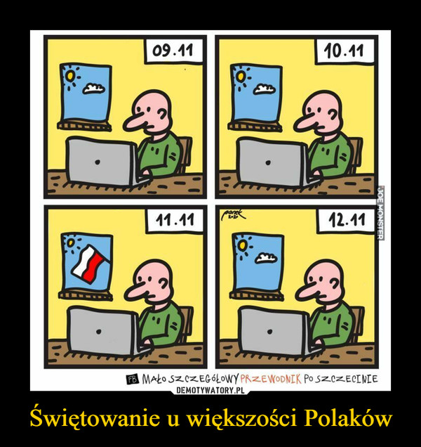 Świętowanie u większości Polaków –  