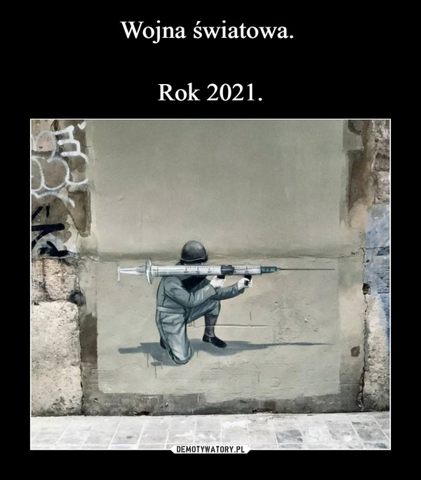 Wojna światowa. 

Rok 2021.