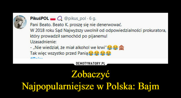 ZobaczyćNajpopularniejsze w Polska: Bajm –  