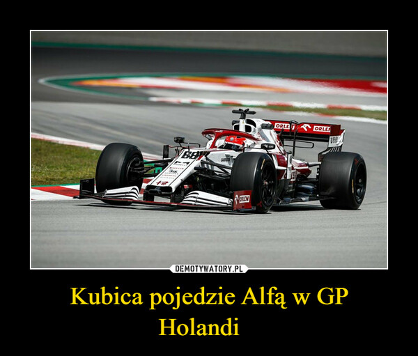 Kubica pojedzie Alfą w GP Holandi –  