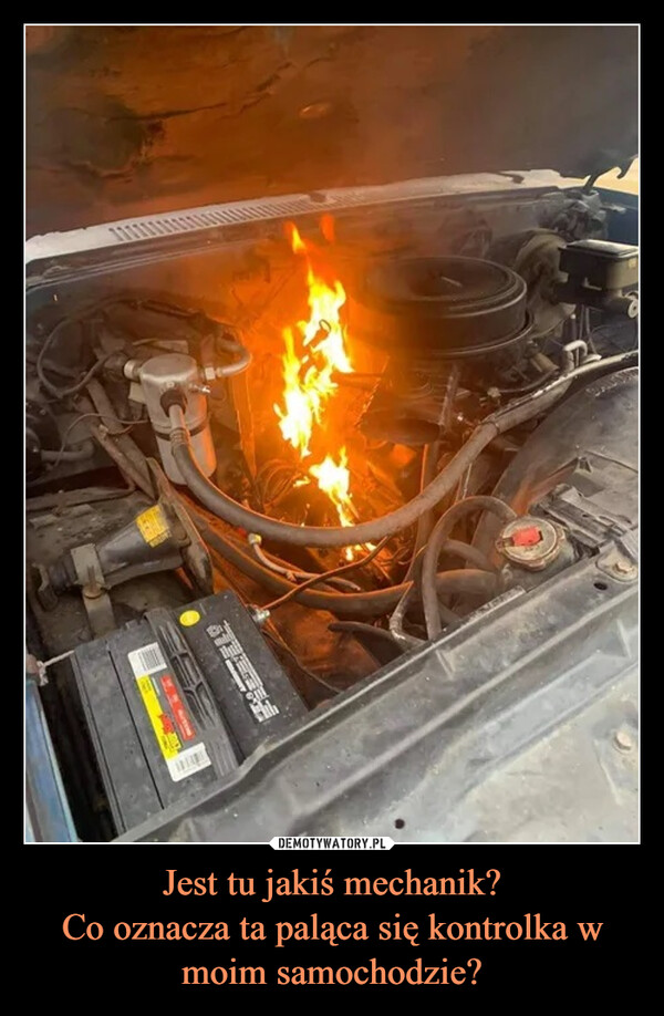 Jest tu jakiś mechanik?Co oznacza ta paląca się kontrolka w moim samochodzie? –  