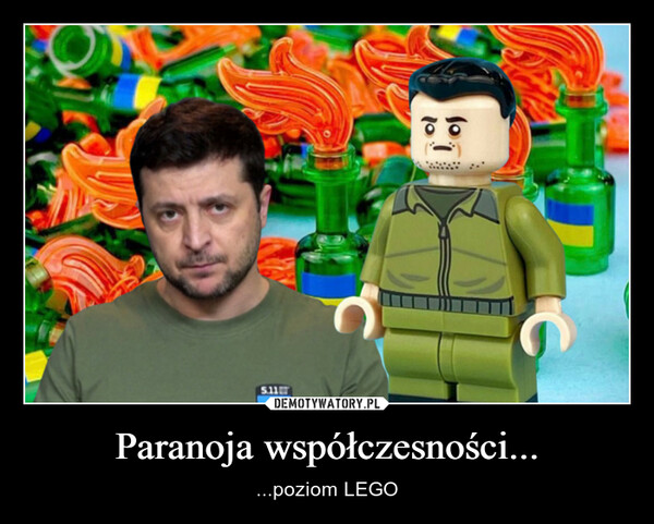 Paranoja współczesności... – ...poziom LEGO 