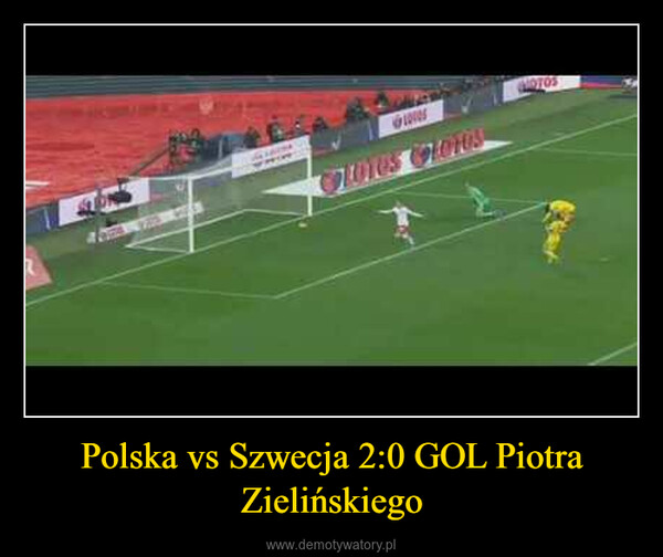 Polska vs Szwecja 2:0 GOL Piotra Zielińskiego –  