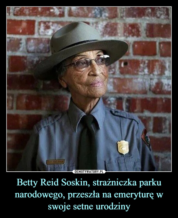Betty Reid Soskin, strażniczka parku narodowego, przeszła na emeryturę w swoje setne urodziny