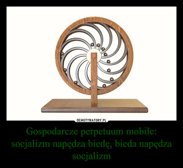 Gospodarcze perpetuum mobile: socjalizm napędza biedę, bieda napędza socjalizm –  