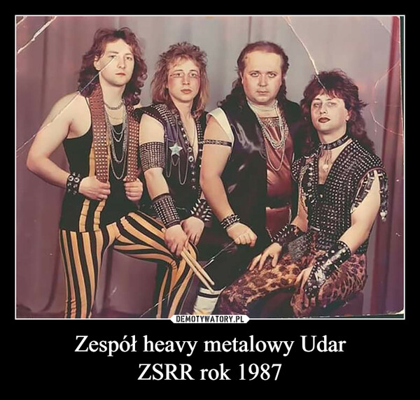 Zespół heavy metalowy UdarZSRR rok 1987 –  