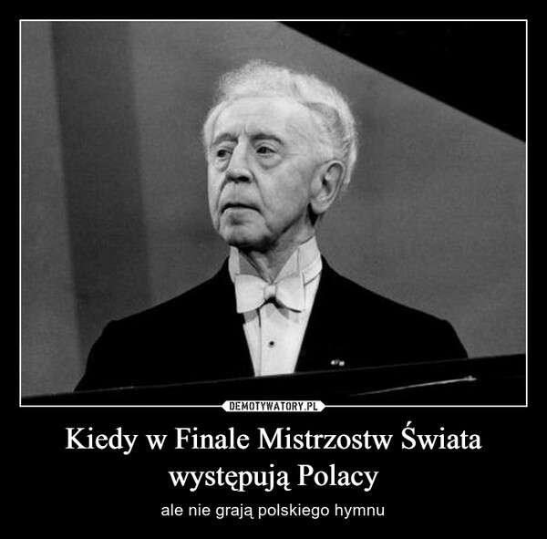 Kiedy w Finale Mistrzostw Świata występują Polacy – ale nie grają polskiego hymnu 