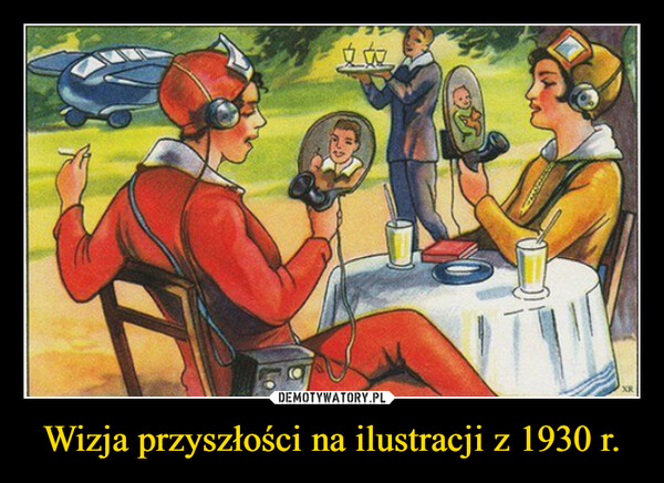 Wizja przyszłości na ilustracji z 1930 r.