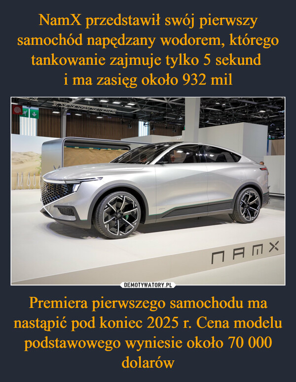 Premiera pierwszego samochodu ma nastąpić pod koniec 2025 r. Cena modelu podstawowego wyniesie około 70 000 dolarów –  12 607ПАПХ