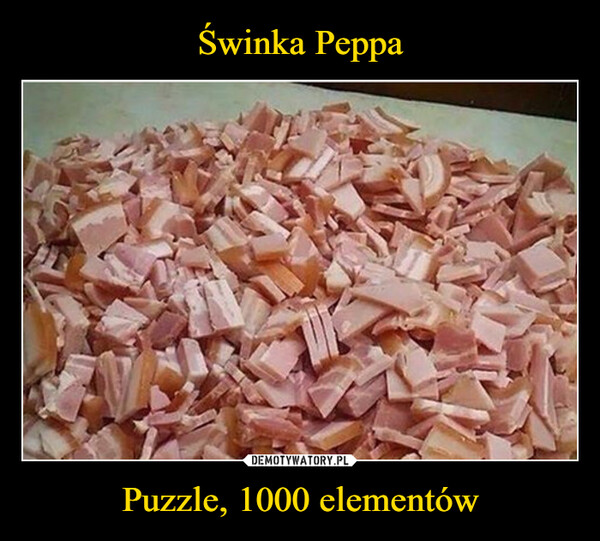 Świnka Peppa Puzzle, 1000 elementów